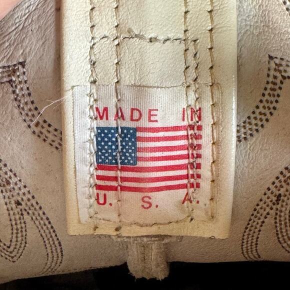 OLATHE BOOT CO. Two Tone Python Snakeskin Western Boot Sz 10B Cowboy Rodeo USA - Picture 13 of 13